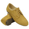 Womens Ballet Flats Suede Lace Up Casual Comfort Shoes Tan