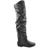 Womens Over the Knee Boots Black
