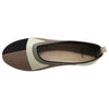 Sweater Ballet Flats Soft Rubber Sole Slip On Brown