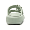 Slide Platform EVA Sandals Adjustable Buckle Straps Lightweight Soft Green