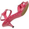 Kids Dress Sandals Vintage Style Flower Adjustable Ankle Strap Pink
