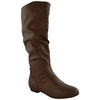 Womens Knee High Boots Brown