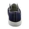 Womens Closed Toe Shoes Canvas Lace Up Casual Comfort Shoes Navy