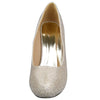 Womens Platform Shoes Glitter High Heel Sexy Stilletto Pumps Gold