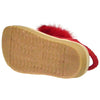Kids Flat Sandals Slingback Open Toe Flip Flop Thong Wedges Red