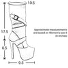 Womens Mid Calf Boots Strappy Buckle Platform  Sexy High Heels Fuchsia