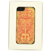Wooden Case iPhone 6 Plus Aztec Tiki Tribal Pattern Bumper Har Red