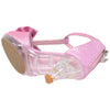Kids Dress Sandals T-Strap Rhinestone Glitter Clear High Heel Shoes Pink