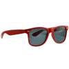 Unisex Classic Wayfarer UV Protected Smoke Gradient Lens Sunglasses Red