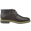 Mens Casual Shoes Tonal Stitched Lace Up Chukka Brown