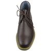Mens Casual Shoes Tonal Stitched Lace Up Chukka Brown