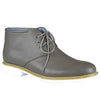 Mens Casual Shoes Tonal Stitched Lace Up Chukka Gray