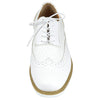 Mens Casual Shoes Lace Up Oxford Derby Braided Shoes White