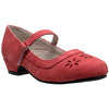 Kids Dress Shoes Mary Jane Ankle Strap Closed Toe Pumps Red