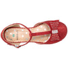Kids Dress Shoes T-Strap Bow Accent Glitter Rhinestone Mary Jane Pumps Red