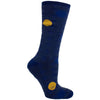 Men's Socks Athletic Performance Sport Polka Dot Circle Mid Calf Crew Socks Blue
