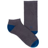 Men's Socks Athletic Performance Comfortable Colorblock No Show Cotton Hosiery Blue