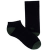 Men's Socks Athletic Performance Comfortable Colorblock No Show Cotton Hosiery Green