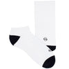 Men's Socks Athletic Performance Comfortable Colorblock No Show Cotton Hosiery Gray
