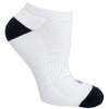 Men's Socks Athletic Performance Comfortable Colorblock No Show Cotton Hosiery Gray
