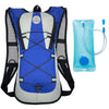 Hydration Backpack Waterproof /W  2L Reservoir Running Biking Hiking Blue