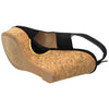 Womens Platform Sandals Slingback Peep Toe Cutout Cork Wedge Shoes Black