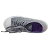 Sneakers Canvas Lace-Up Low Top Memory Foam Cushion Gray