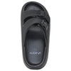 Slide Platform EVA Sandals Adjustable Buckle Straps Lightweight Soft Black