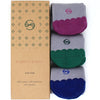 Women's Socks No Show Performance Flower Scalloped Athletic Comfortable Sock Mix