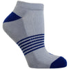 Women's Socks No Show Athletic Comfortable Performance Striped Sock Blue