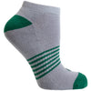 Women's Socks No Show Athletic Comfortable Performance Striped Sock Green