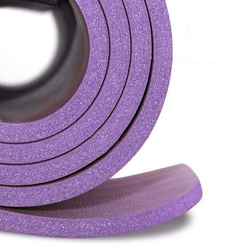 Yoga Mats 1/2-Inch Extra Thick /w Carrying Strap Black