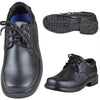 Boys Dress Shoes Lace Up Sleek Oxford Black