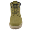 Mens Boots Lace Up Eyelet Suede Leather Hiking Shoes Tan
