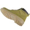 Mens Boots Lace Up Eyelet Suede Leather Hiking Shoes Tan