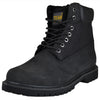 Mens Boots Water and Oil Resistant Work Or Hiking Shoes Black